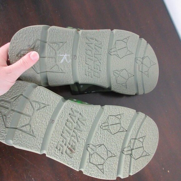 Naked Wolfe Vegas Logo Embossed Mesh Army Camo Sandals Slide 11 US Unisex 450 - Picture 7 of 8